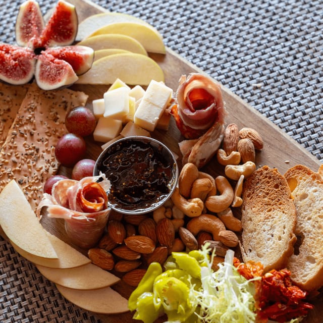Charcuterie board.