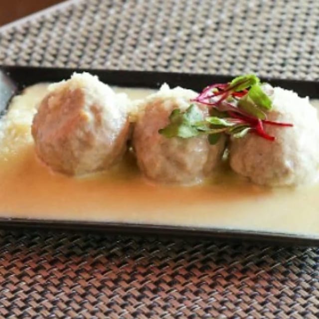 Pork meatball.