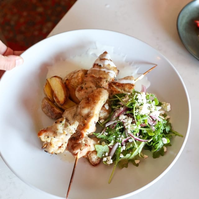 Chicken kabob.