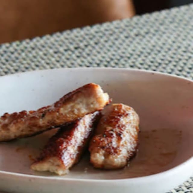 Pork sausage.
