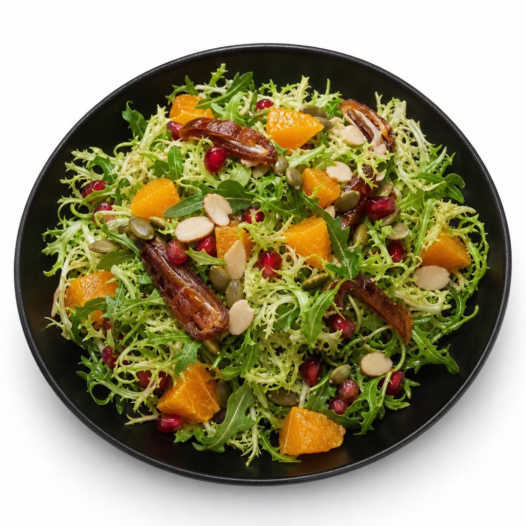 Frisse and arugula salad.