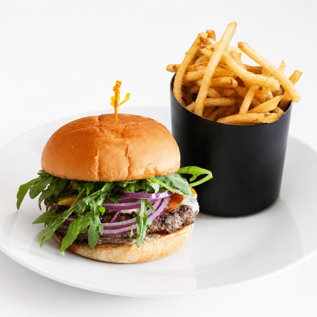 Brickland burger.