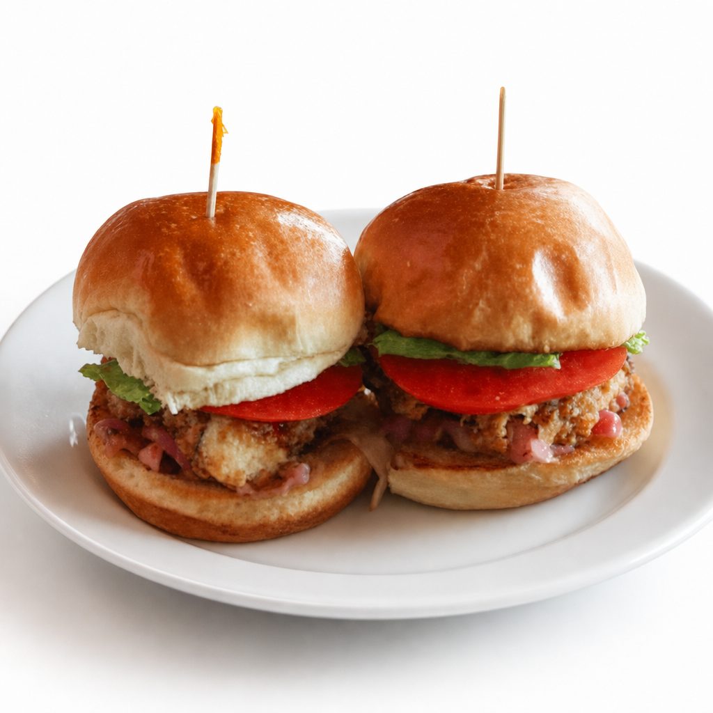 Chicken sliders.