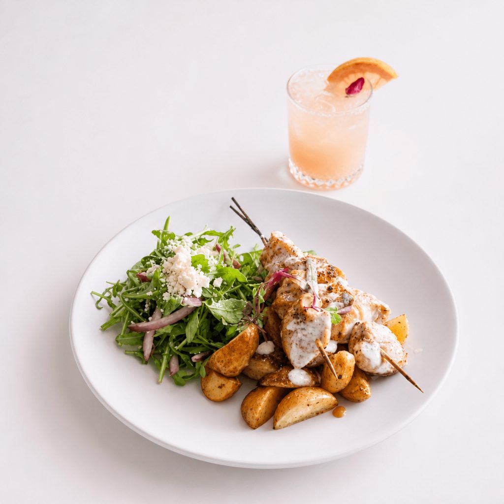 Chicken kabob.