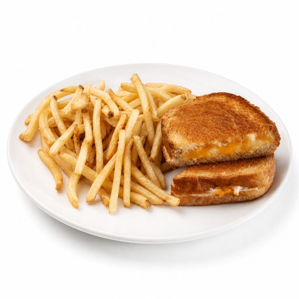 Kids grilled cheese sandwich.