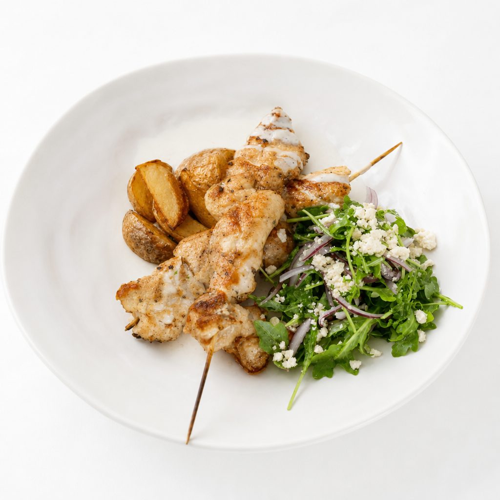 Chicken kabob.