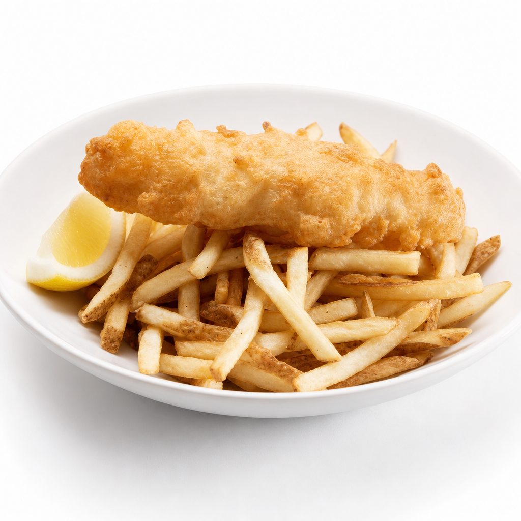 Kids fish n chips.