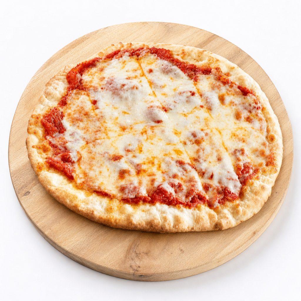 Cheese flatbread.