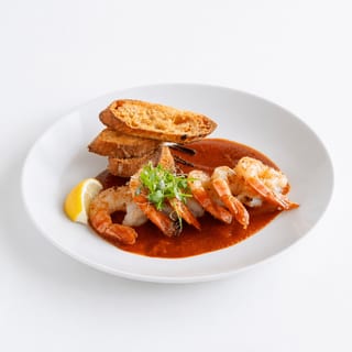 Black tiger prawns