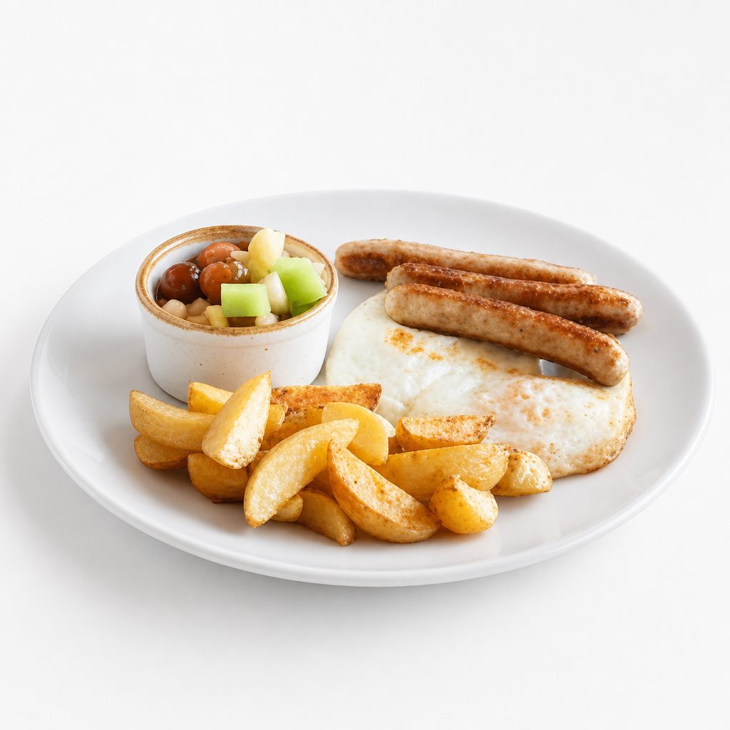 Classic breakfast plate.